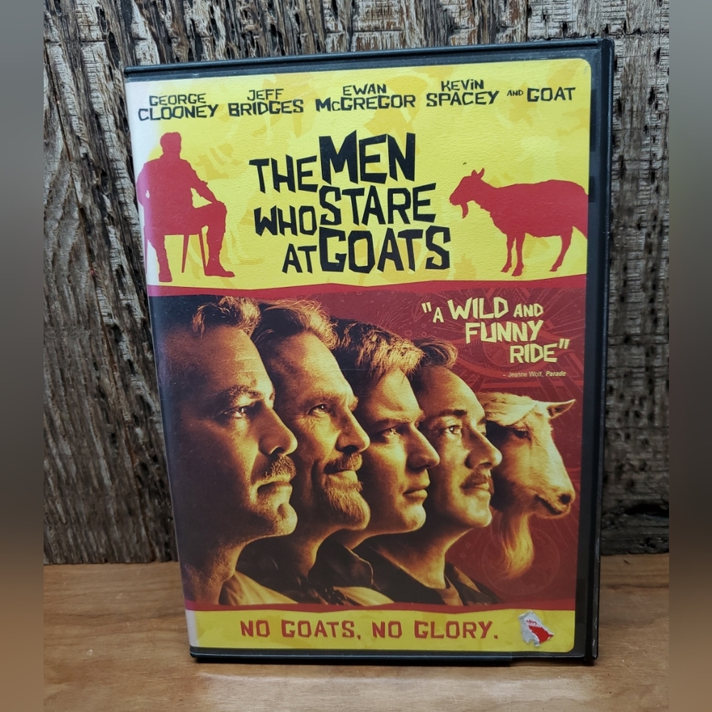 Blockbuster Rental The Men Who Stare At Goats DVD 2010 George Clooney